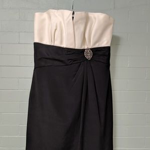 Badgley Mischka silk cocktail dress